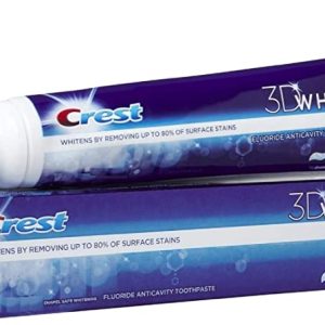 (PACK OF 2 TUBES) Crest 3D White ARTIC FRESH Icy Cool Mint Anti-Cavity & TOOTH WHITENING Toothpaste. Removes Up to 90% of Surface Stains on teeth! REFRESHING MINT FLAVOR! (2 Tubes, 4oz Each Tube) Rated 5.00 out of 5